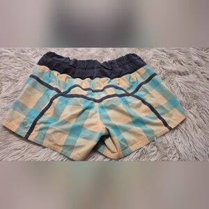 Lululemon Plaid Tracker Shorts Size 10